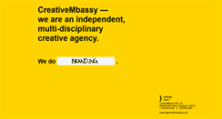 Desktop Screenshot of creativembassy.com